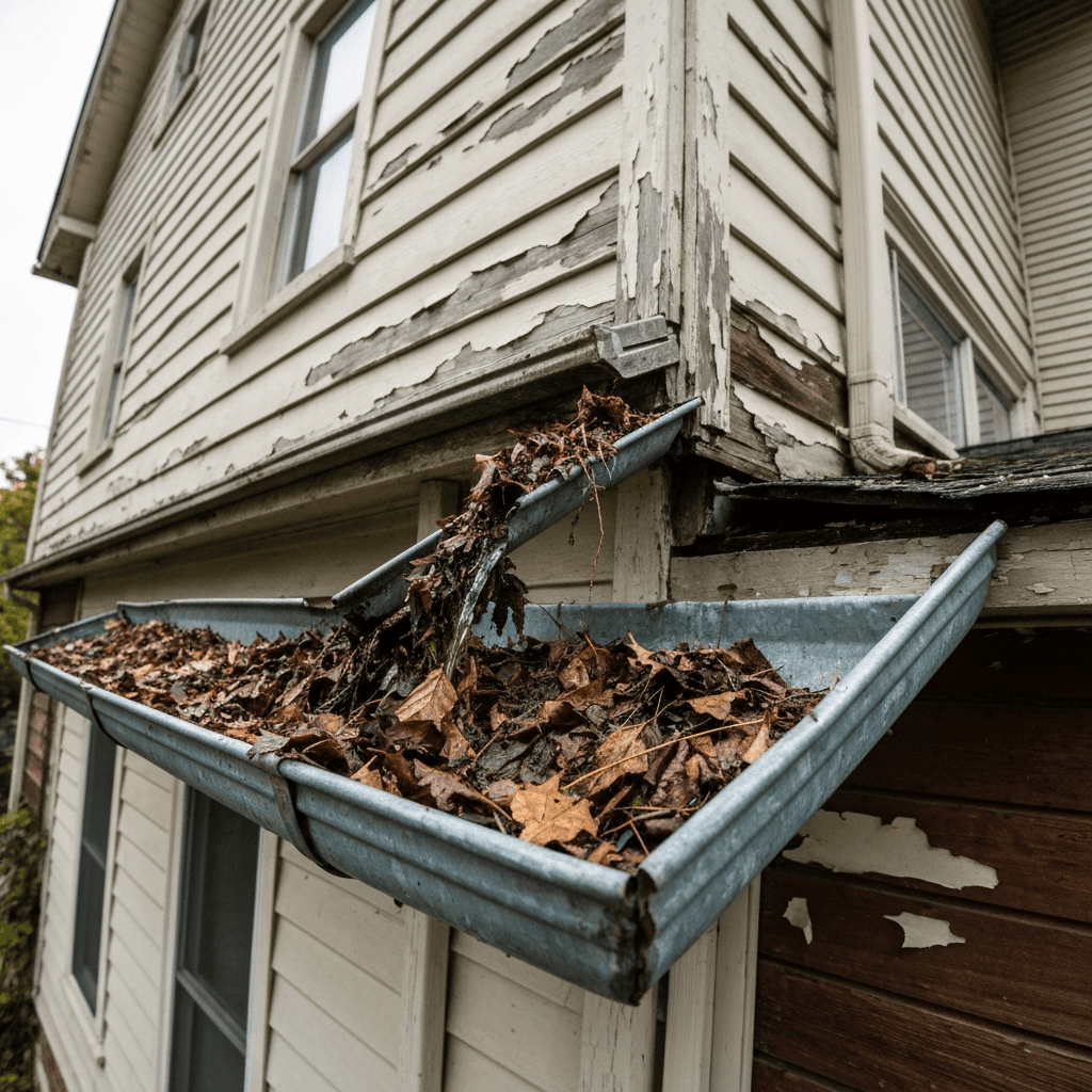 Gutter Installation — before